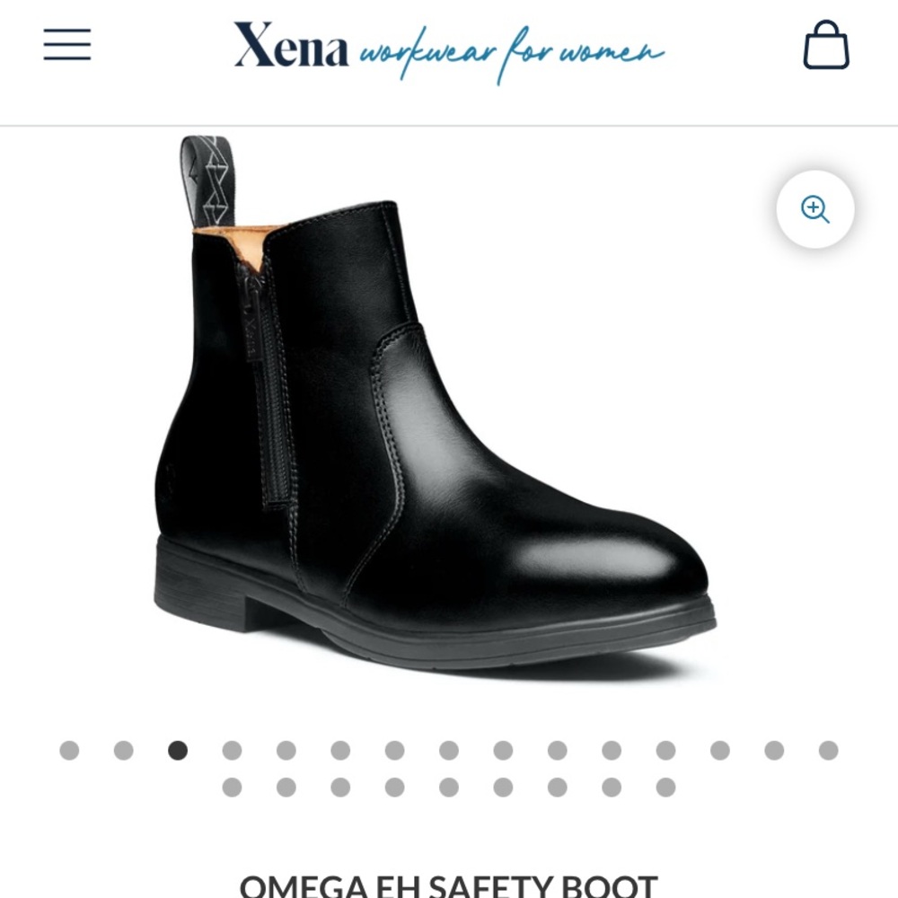 Xena Black Omega EH Safety Boot